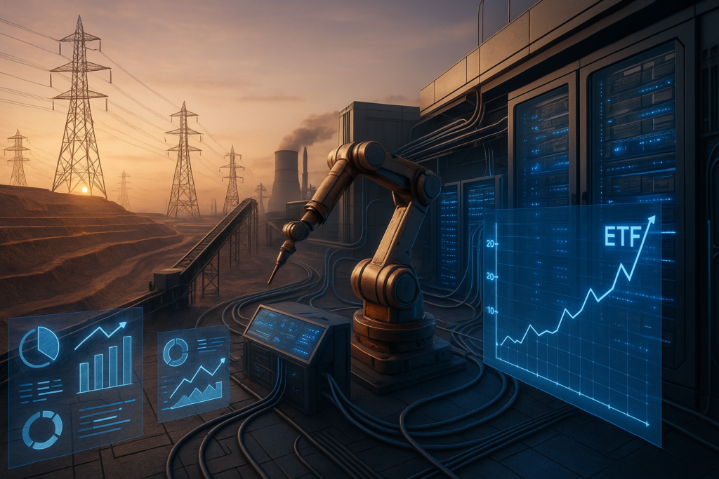 Do caixa para o risco: o que a saída dos money markets e a volta aos ETFs de ações e renda fixa dizem sobre 2025 etfs metais industriais e infraestrutura de ia