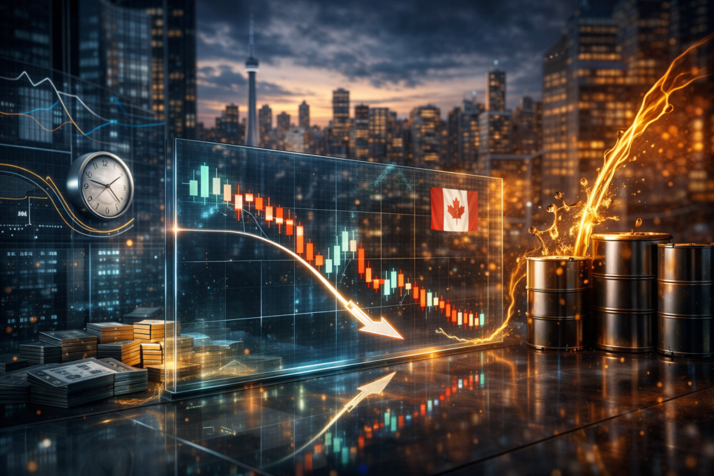 Dólar canadense ganhando força: como juros e petróleo reprecificam o USD/CAD quando o mercado exagera no pessimismo usd cad diferencial juros.