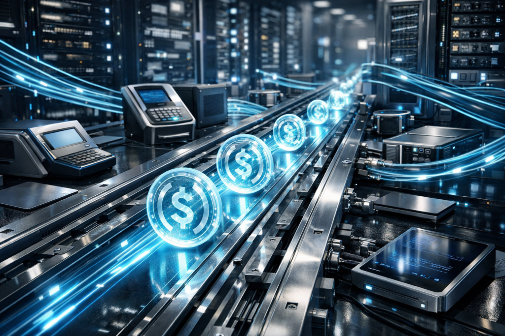 visa usdc liquidacao bancaria.