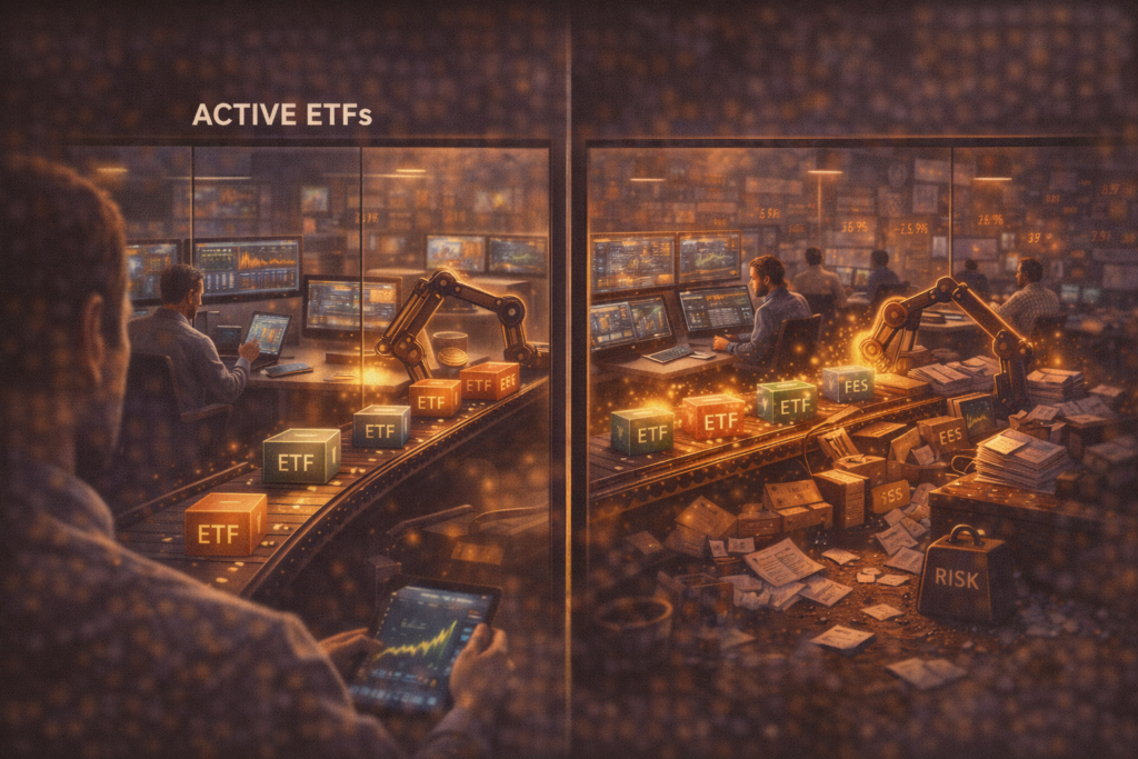 ETFs ativos em alta em 2026: por que cresceram tanto (e como avaliar com checklist: transparência, giro e custo total) etfs ativos 2026 boom fluxos recorde como avaliar transparencia giro custo total