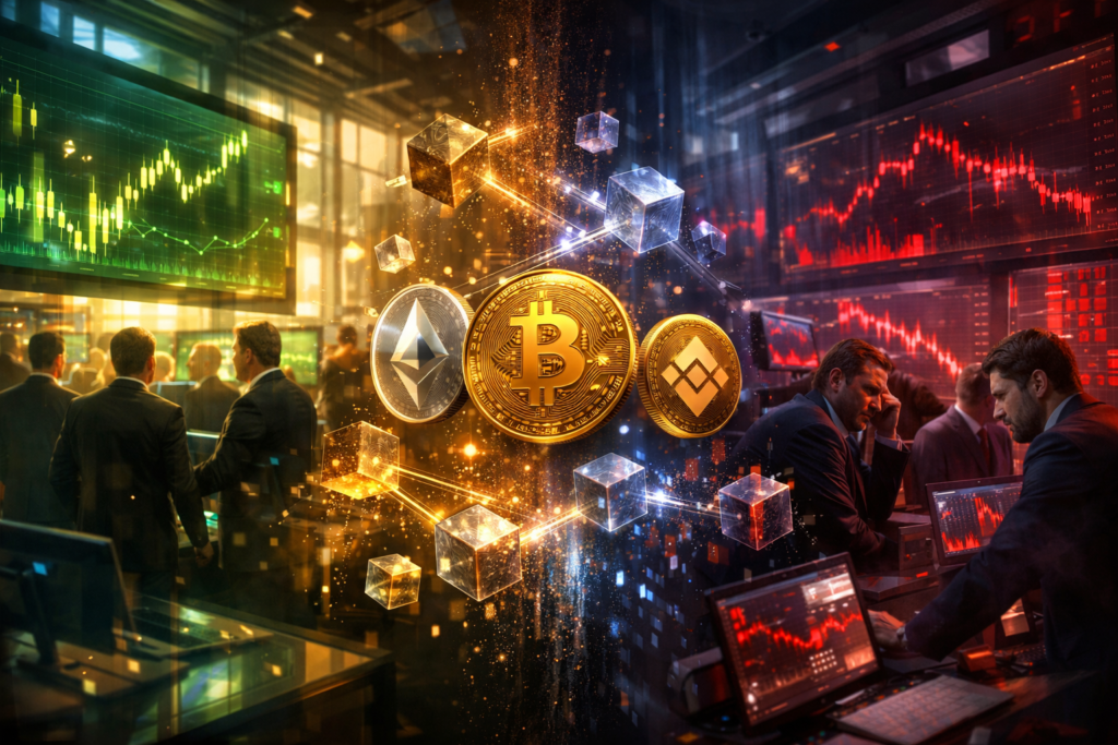 Inflow forte em fundos de ações nos EUA: por que o modo “risk-on” pode favorecer cripto — e o “risk-off” acelera quedas inflow fundos acoes eua risk on cripto.