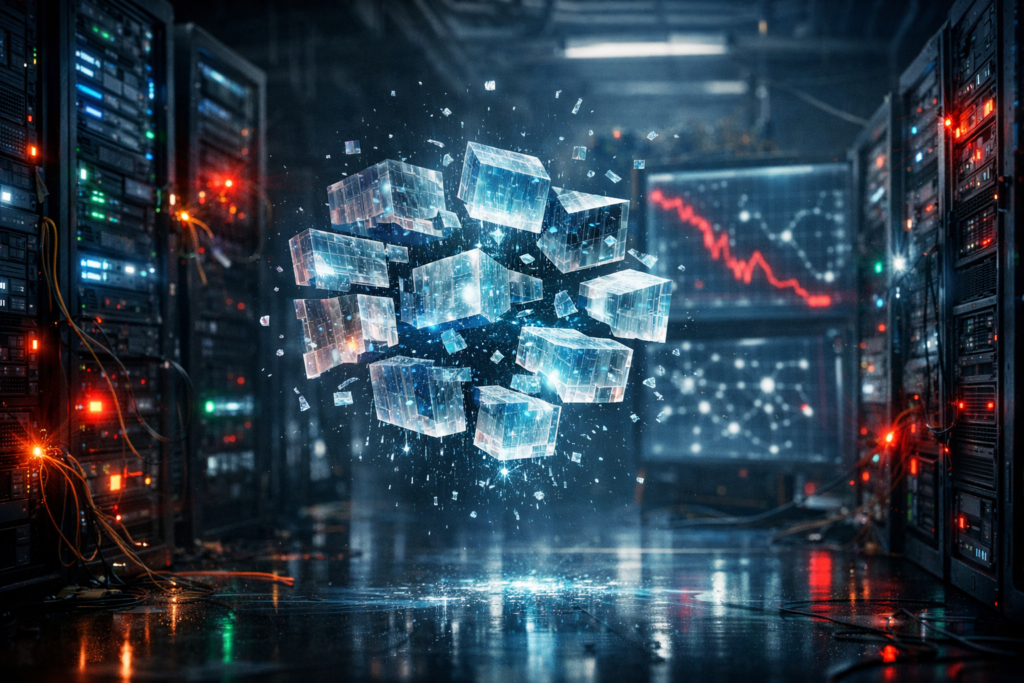 risco infraestrutura blockchain defi.