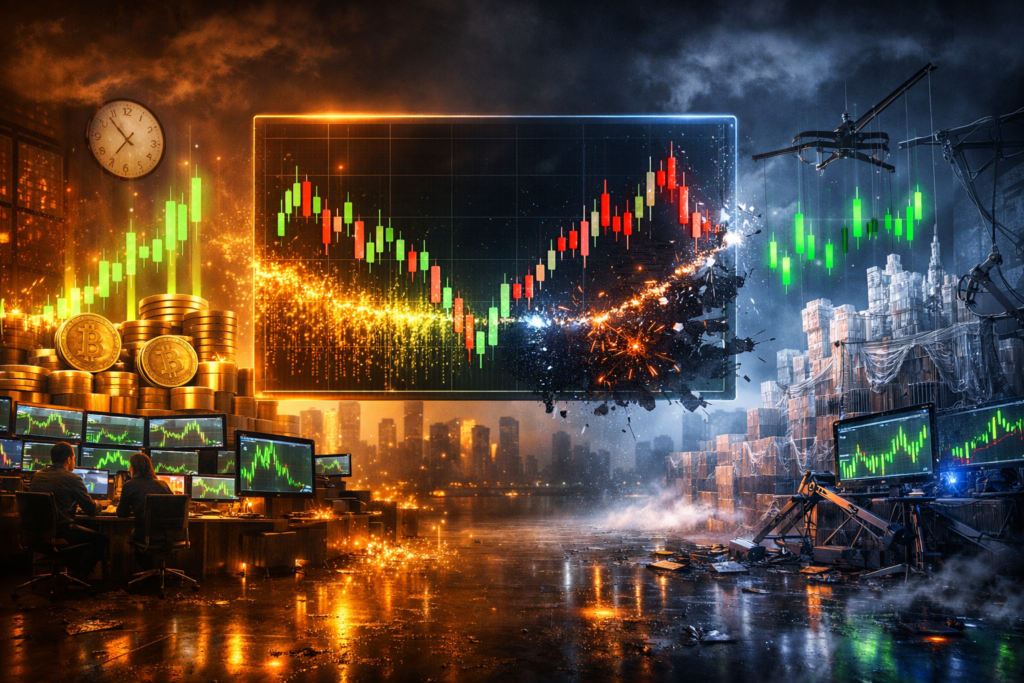 1 mercado cripto diário hoje o mercado está comprando risco ou só alugando risco por horas