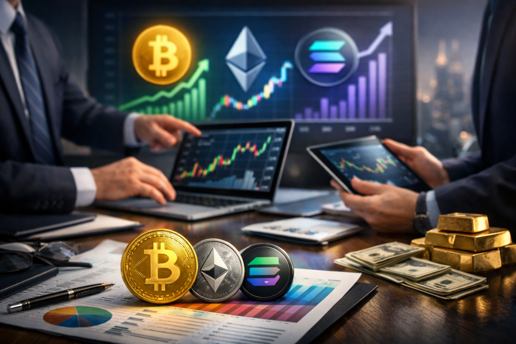 bitcoin ethereum solana produtos bolsa.